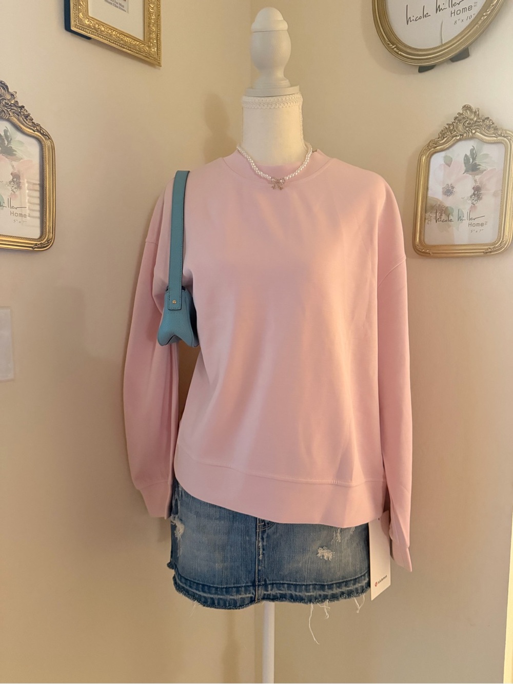 lululemon athletica pastel Pink Sweatshirt